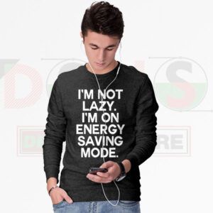 Sarcastic lazy mood crewneck sweater design