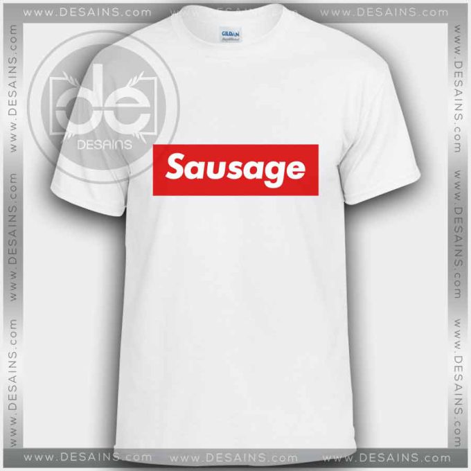 Buy Tshirt Sausage Pizza Logo Tshirt mens Tshirt womens Tees Size S-3XL