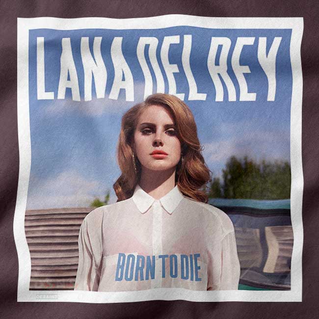 Shop Merch Tshirt closeup - Born To Die Lana Del Rey