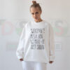 Soft fleece sweatshirt featuring chill lifestyle text design