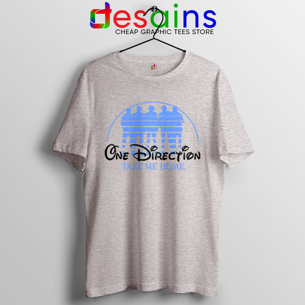 Sport Grey Tshirt One Direction Take Me Home Disney