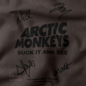 Suck It and See closeup Tshirt - Arctic Monkeys Signature