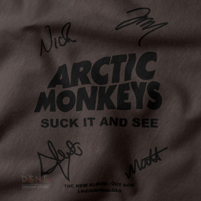 Suck It and See closeup Tshirt - Arctic Monkeys Signature