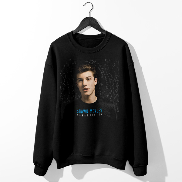 Sweatshirt Black Stitches Shawn Mendes Tour Merch Gifts