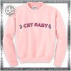 Buy Sweatshirt Cry Baby Sweater Womens and Sweater Mens