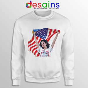 Sweatshirt Lana Del Rey American Flag Independence Day