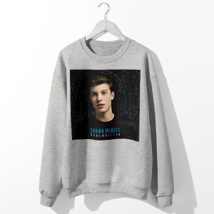 Sweatshirt Sport Grey Stitches Shawn Mendes Tour Merch Gifts