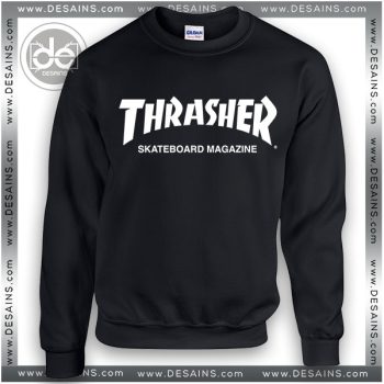 Sweatshirt Thrasher Skateboard Magazine Sweater Womens and Mens