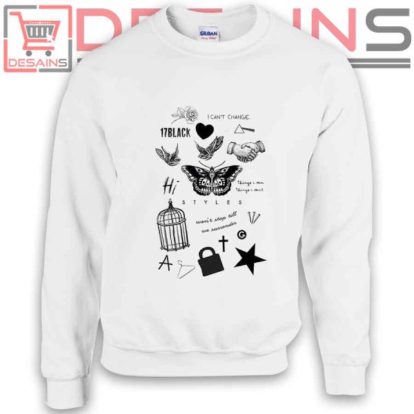 Buy Sweatshirt Tattoo Harry Styles Sweater Womens and Sweater Mens