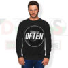 The Weeknd XO sweatshirt with Often graphic design