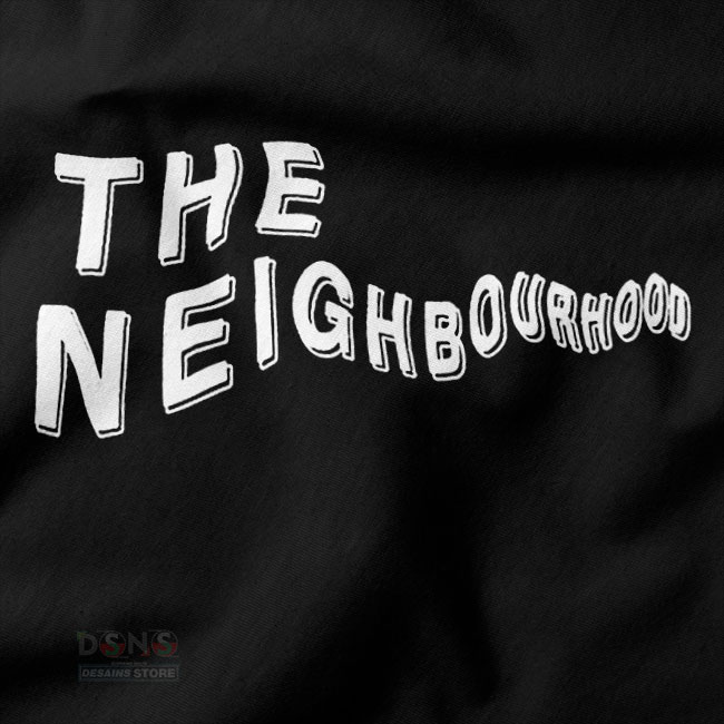 Thenbhd Merch closeup Tshirt - The Neighbourhood Band