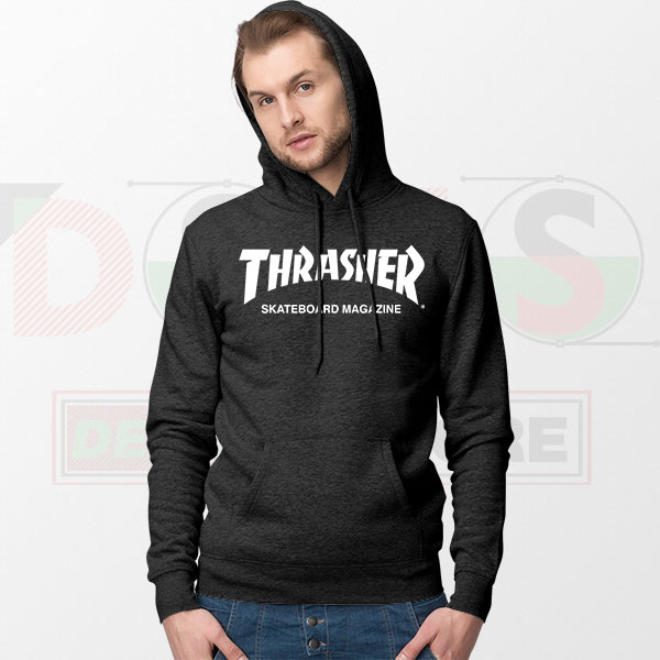 Thrasher Skateboard Magazine graphic sweatshirt streetwear