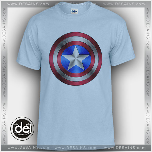 Buy Tshirt Captain America Shield Steel Tshirt mens Tshirt womens Tees ...