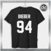 Buy Tshirt Justin Bieber 94 Tshirt mens Tshirt womens Tees size S-3XL