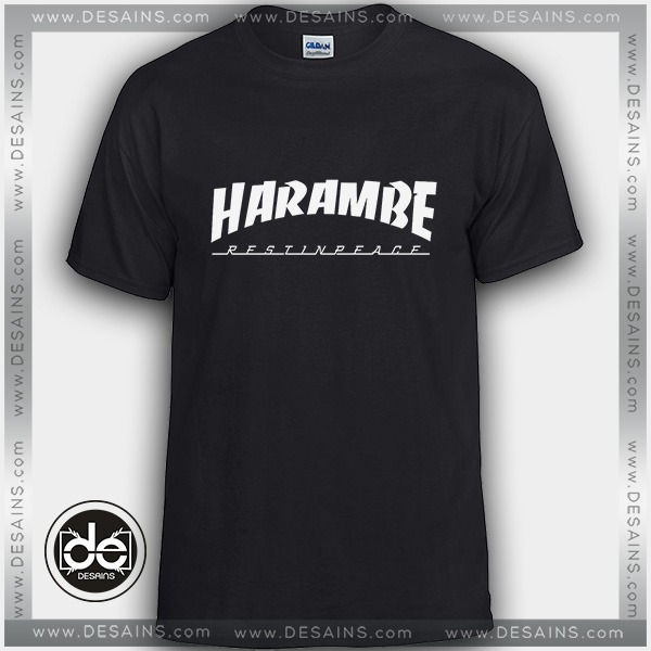 Buy Tshirt Thrasher Rip Harambe Tshirt Womens Tshirt Mens Tees Size S-3XL