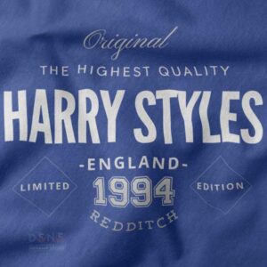 Tshirt closeup - Harry Styles Redditch Birthplace