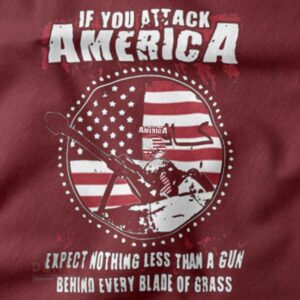 Tshirt -closeup If You Attack America