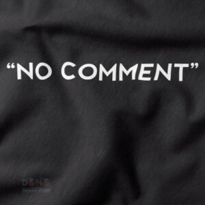 Tshirt - closeup No Comment