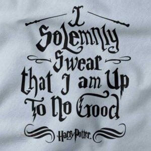 Tshirt closeup - Solemnly Swear that I am up to no Good