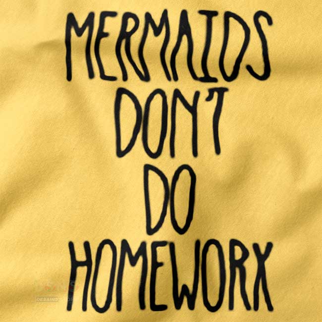 Unisex mermaid quote crewneck sweater with cute graphic design
