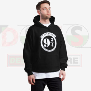 Wizarding World 9¾ graphic hoodie in cozy streetwear style.