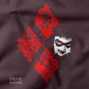 closeup Tshirt - Diamond Harley Quinn