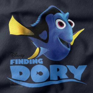 closeup Tshirt - Finding Dory Movie Merch Logo