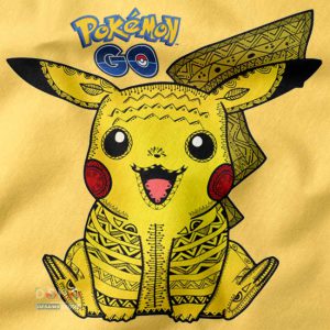 closeup Tshirt - Pokemon Go Pikachu Tribal Nintendo