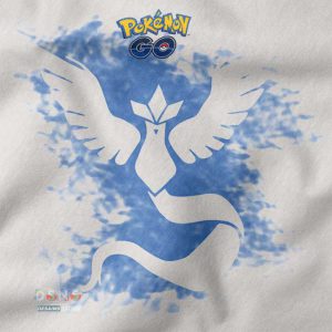 closeup Tshirt - Pokemon Go Team Mystic Game