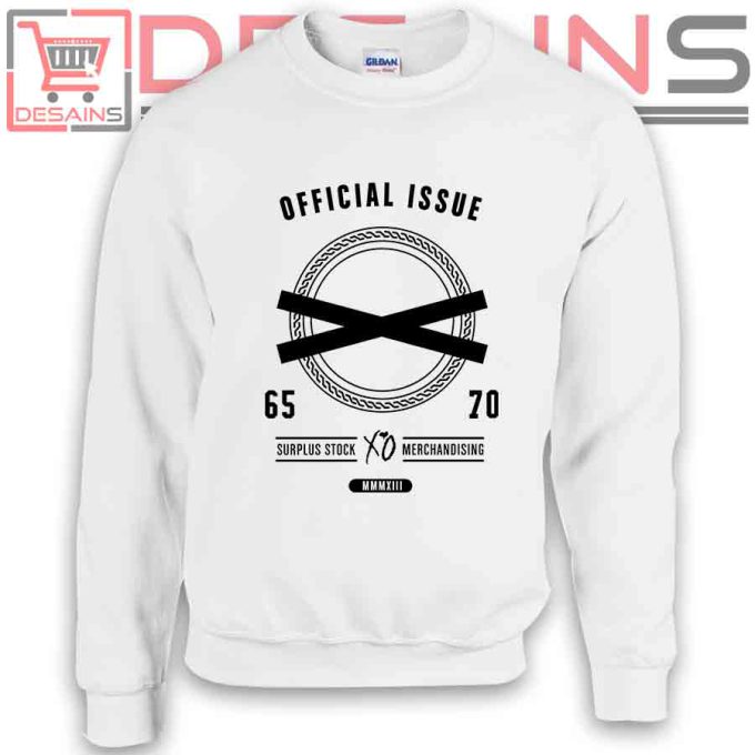 Sweatshirt Official Issue XO the Weeknd Sweater Womens Sweater Mens White