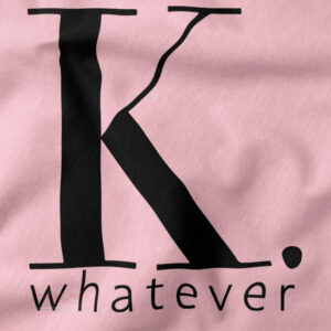 Aesthetic crewneck with modern Klein-inspired logo print
