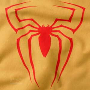 Black tee with bold Spider-Man emblem inspired by No Way Home