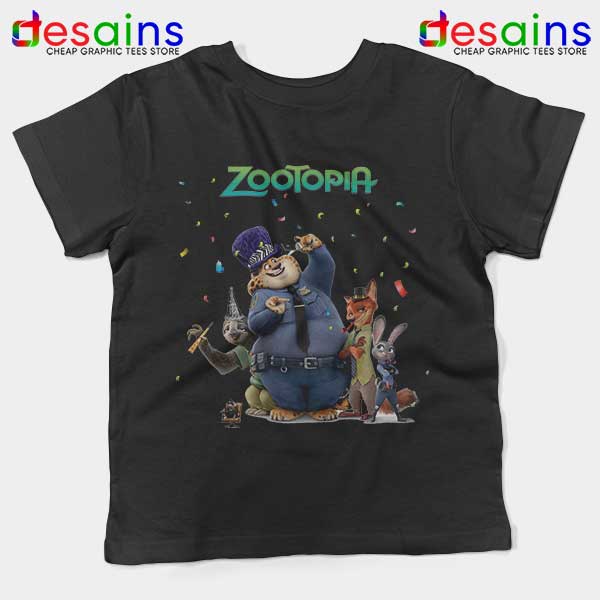 Buy Black Tshirt Zootopia Characters Zootropolis