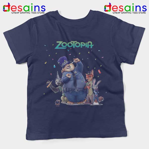 Buy Navy Tshirt Zootopia Characters Zootropolis