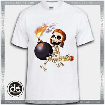 Buy Tshirt Clash Of Clans Skull Tshirt Kids Youth and Adult Tshirt Custom