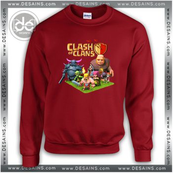 Buy Sweatshirt Clash Of Clans Game Sweater Womens and Sweater Mens