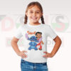 Cute Stitch cartoon graphic on Lilo & Stitch Disney T-shirt