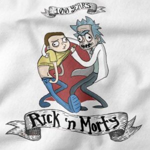 Funny Rick and Morty meme quote tee with bold character design