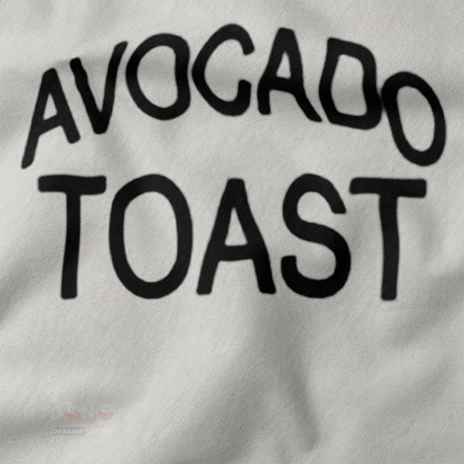 Funny Vegan Avocado Toast Streetwear Tee Illustration