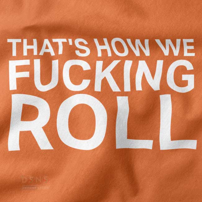 Funny rebellious streetwear tee with bold typography design