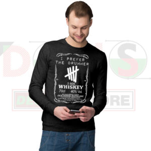 I Prefer the Drummer 5SOS fan sweatshirt with quote graphic