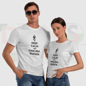 Keep Calm Hakuna Matata quote T-shirt inspirational graphic