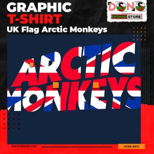Limited UK Flag Arctic Monkeys Graphic T-Shirt