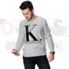 Minimalist Whatever Klein logo sweatshirt in clean streetwear design