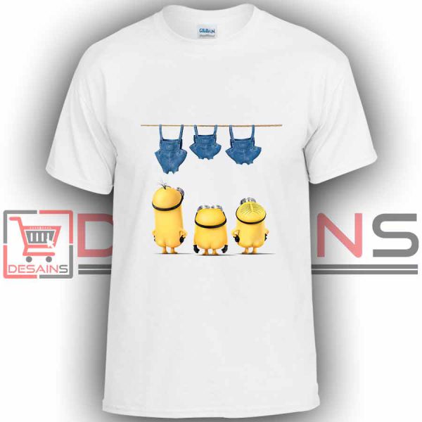 Buy Tshirt Minions Funny Naked Tshirt Kids Youth and Adult Tshirt Custom White