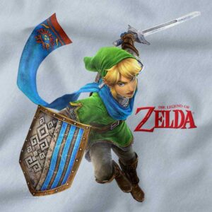 Nintendo Zelda Link battle graphic tee for gamers