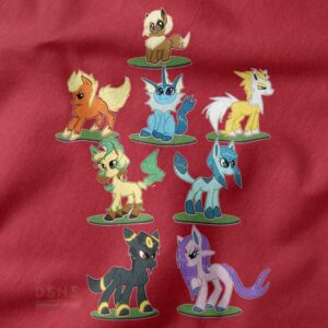 Pokémon Go Eevee and evolutions graphic tee for anime fans