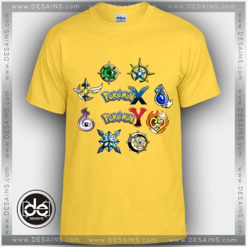 Buy Tshirt Pokemon x y Pokedex Tshirt Kids Youth and Adult Tshirt Custom