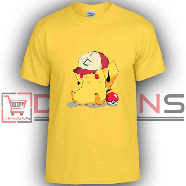 Buy Tshirt Pokemon Real Pikachu Tshirt Kids and Adult Tshirt Custom
