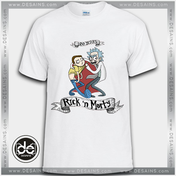 Buy Tshirt Rick Morty Forever 100 Years Tshirt Kids Youth and Adult Tshirt Custom